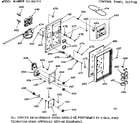 Kenmore 1039887810 control panel section diagram
