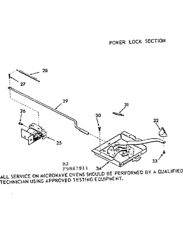 Power lock section