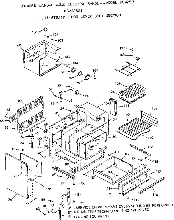 Lower body section