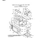 Kenmore 1039887811 microwave oven section diagram