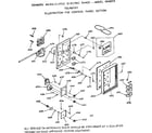 Kenmore 1039887811 control panel section diagram