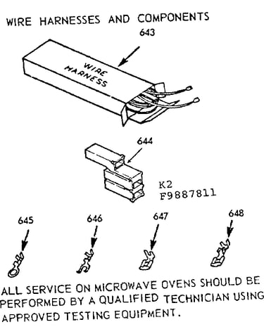Wire harness and components
