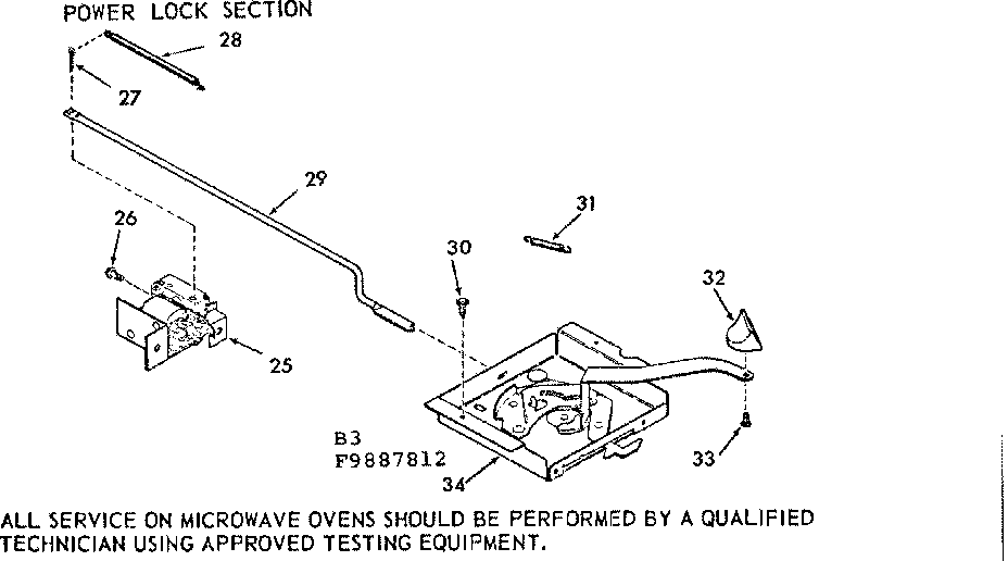 Power lock section