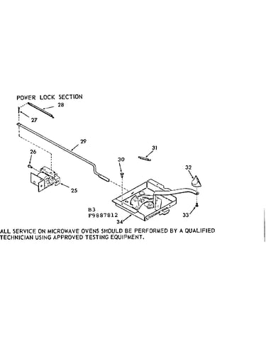 Power lock section