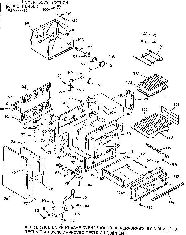 Lower body section