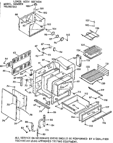 Lower body section