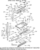 Upper oven pedestal section