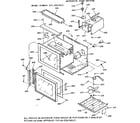 Kenmore 1039887812 microwave oven section diagram