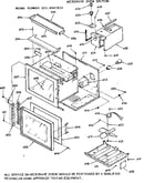 Microwave oven section
