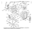 Kenmore 1039887812 control panel section diagram