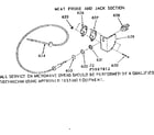 Kenmore 1039887812 meat probe and jack section diagram