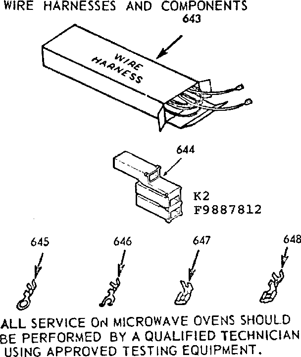 Wire harness and components