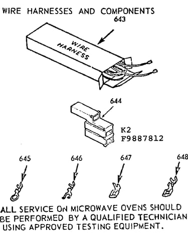 Wire harness and components
