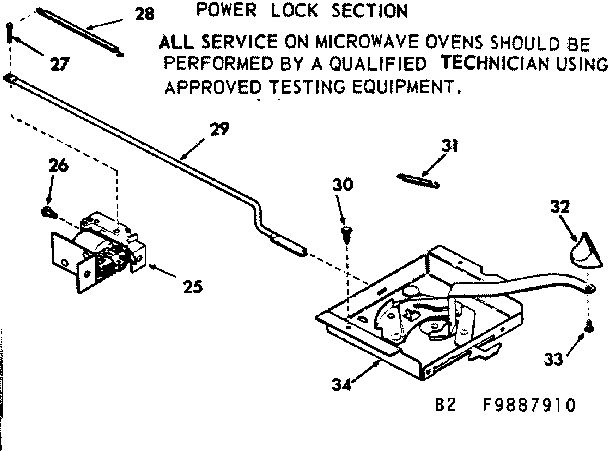 Power lock section
