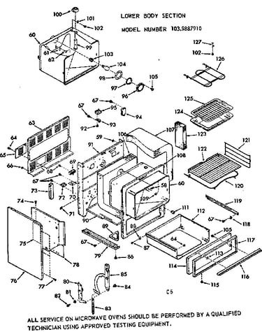 Lower body section
