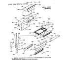 Kenmore 1039887910 upper oven pedestal section diagram