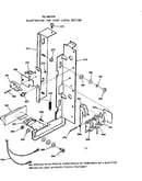 Door catch section