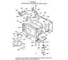 Kenmore 1039887910 microwave oven section diagram