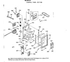 Kenmore 1039887910 control panel section diagram