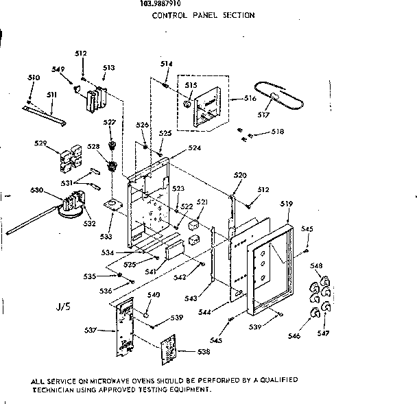 Control panel section