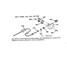Kenmore 1039887910 meat probe and jack section diagram