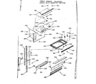 Kenmore 1039887912 upper oven pedestal section diagram
