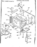 Microwave oven section