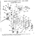 Kenmore 1039887912 control panel section diagram