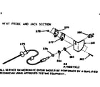 Kenmore 1039887912 meat probe and jack section diagram