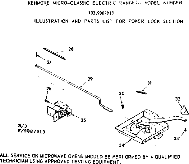 Power lock section