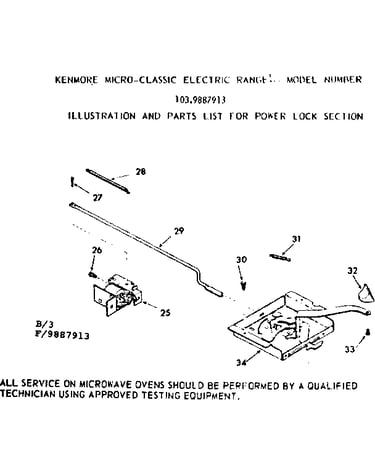 Power lock section
