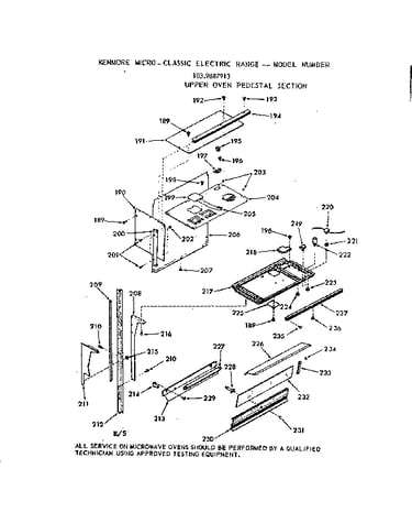 Oven pedestal section