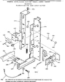 Door catch section