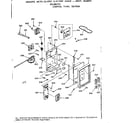 Kenmore 1039887913 control panel section diagram