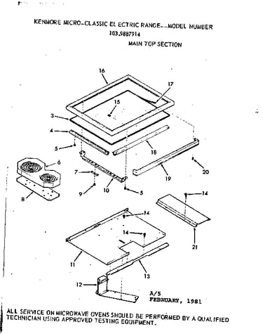 Main top section