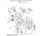 Kenmore 1039887914 control panel section diagram