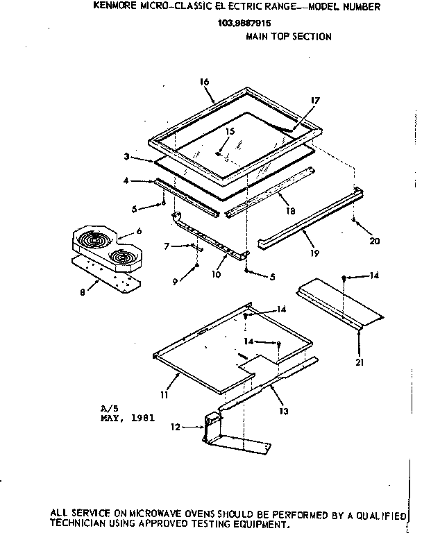 Main top section