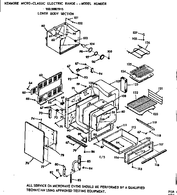 Lower body section