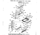 Kenmore 1039887915 upper oven pedestal section diagram