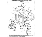 Kenmore 1039887915 microwave oven section diagram