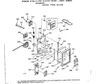 Kenmore 1039887915 control panel section diagram