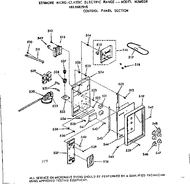 Control panel section
