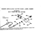 Kenmore 1039887915 meat probe and jack section diagram