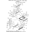 Kenmore 1039887916 upper oven pedestal section diagram