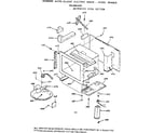 Kenmore 1039887916 microwave oven section diagram
