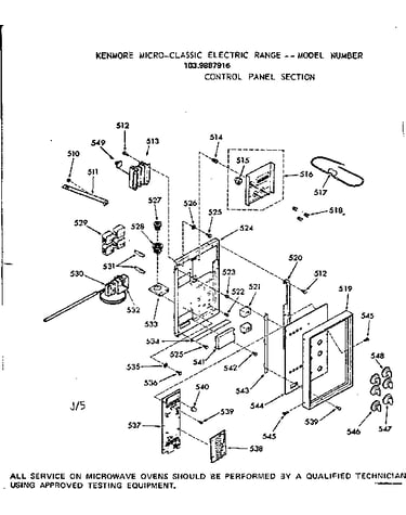 Control panel section