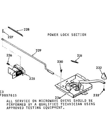 Power lock section