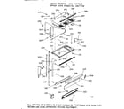Kenmore 1039897615 upper oven pedestal section diagram