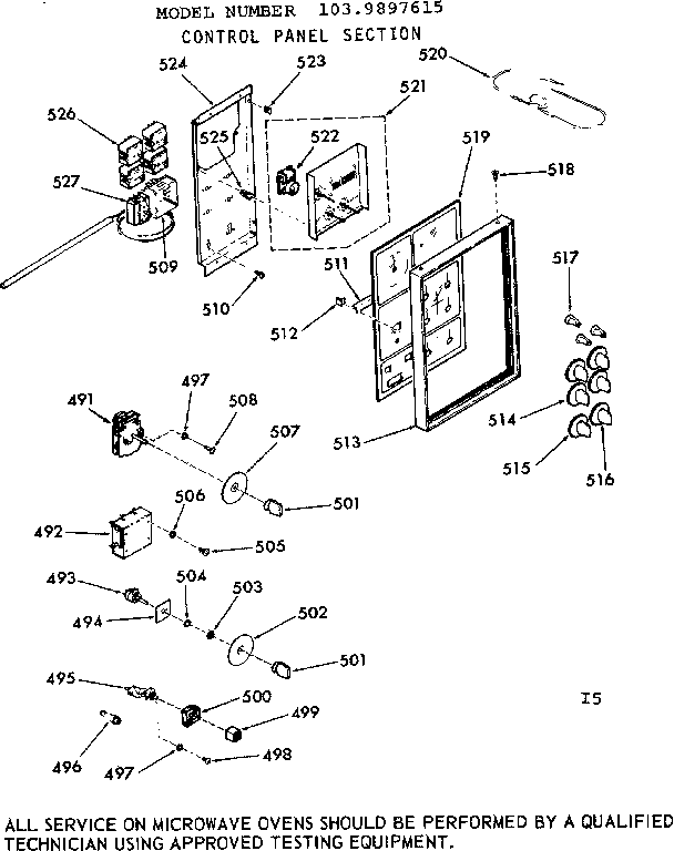 CONTROL PANEL SECTION