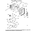 Kenmore 1039897615 control panel section diagram